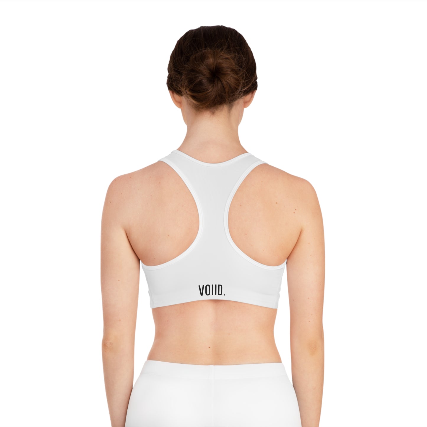 VOIID. | White Racerback Athletic Sports Bra
