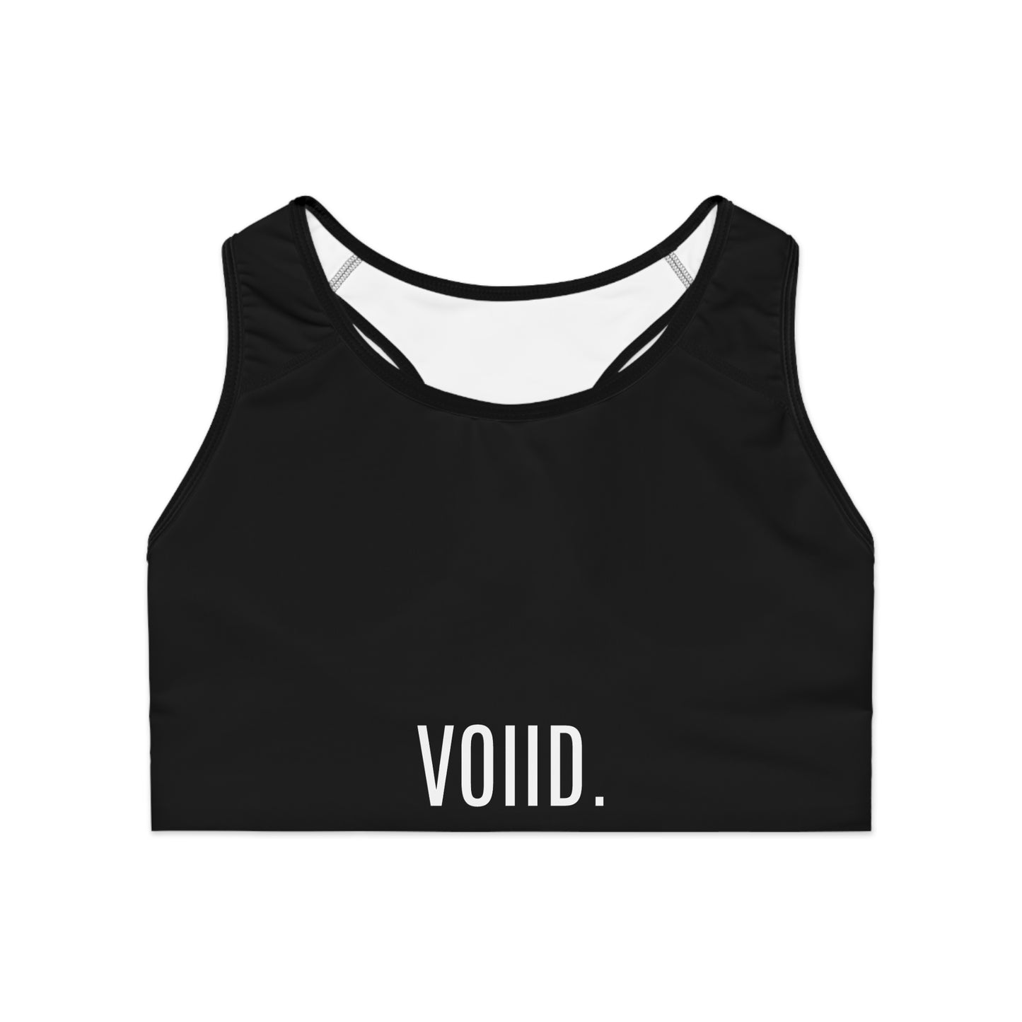 VOIID. | Black Racerback Activewear Sports Bra