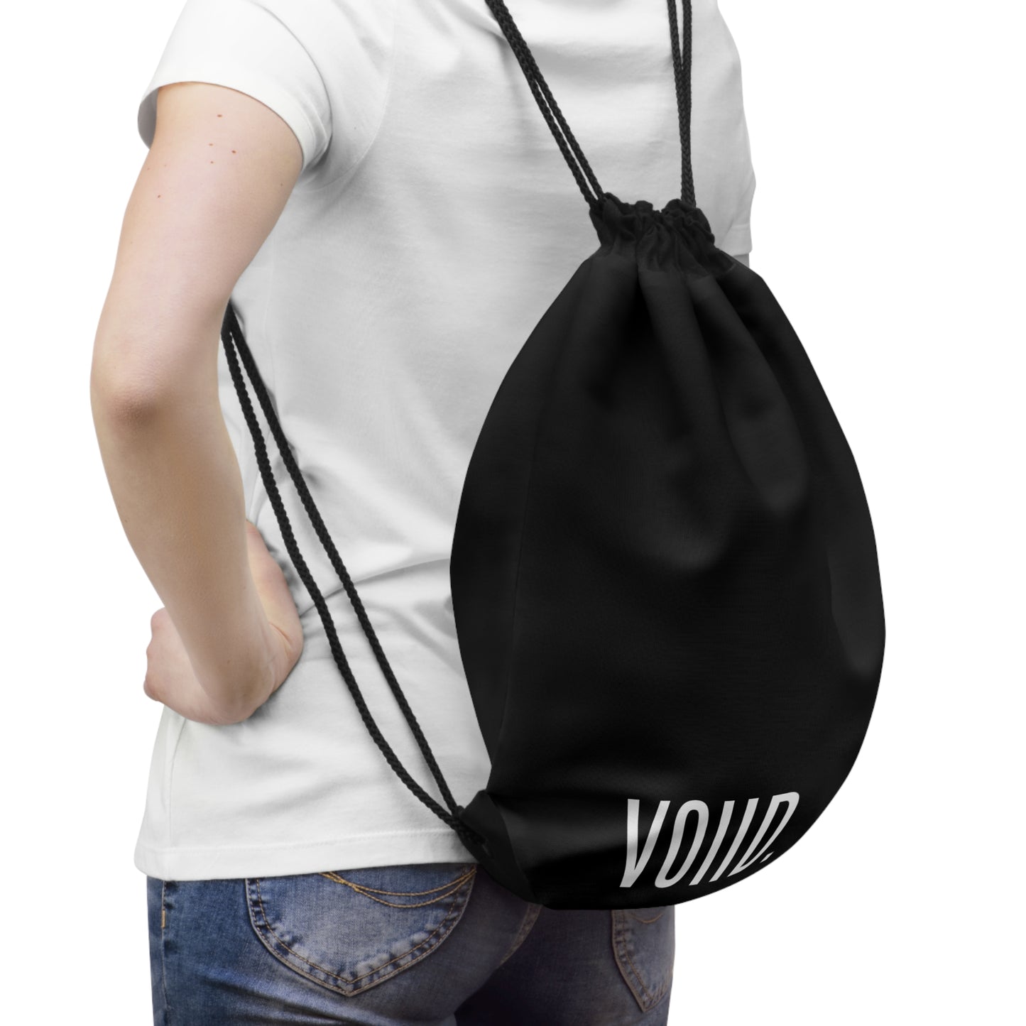 VOIID. | Black Drawstring Gym Sack